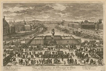 Veduta del Pont Neuf a Parigi