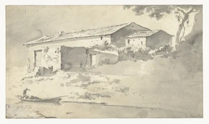 Casa in un paesaggio meridionale