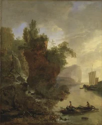 Baia con costa rocciosa