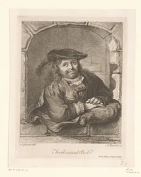 Ritratto di Ferdinand Bol in una finestra