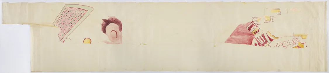 Copia di frammenti di dipinti da Teotihuacan, Stato del Messico