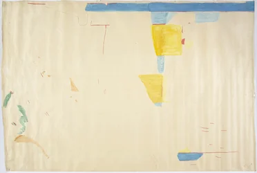 Tracciato di un dipinto dal pannello centrale, Parete Est, Tempio Superiore dei Giaguari, Chichen Itza, Messico