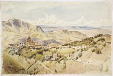 Veduta vicino a Guanajuato, Stato di Guanajuato, Messico