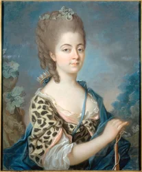 Ritratto di Marie-Aurore de Saxe come Diana