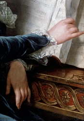 La Contessa de Selve che Suona Musica (dettaglio), 1787