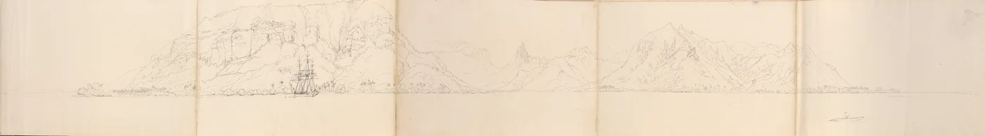 Panorama di Eimeo [Moorea], Isole della Società