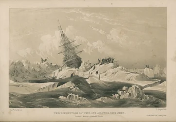 La rottura del ghiaccio intorno alla nave