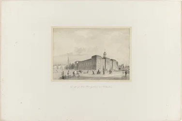 Veduta della Borsa di Rotterdam, 1854