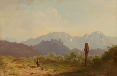 Veduta di Salisburgo con vista sulla fortezza Hohensalzburg e l