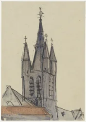 Torre della Chiesa Vecchia a Delft
