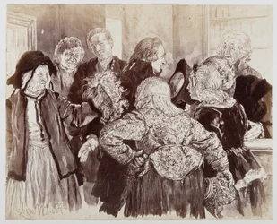La vecchia Brigitte con la parrucca nell