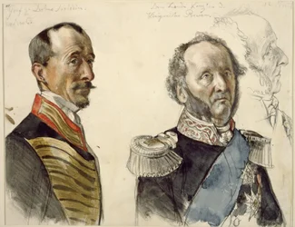 Il dott. von Zander e il conte zu Dohna-Schlodien. Studio per il dipinto «L
