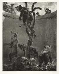 Saggio su Pietra con Pennello e Raschietto: La Fossa degli Orsi, 1851