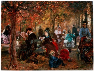 Nel Jardin de Luxembourg Un ricordo del Jardin de Luxembourg, 1876