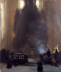 Interno della chiesa (altare barocco)