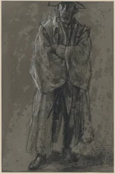 Ufficiale con cappotto e cappello (studio di posa di Moritz von Anhalt-Dessau)