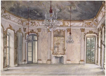 Sala nel castello di Rheinsberg
