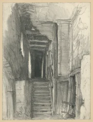 Scala e corridoio in un