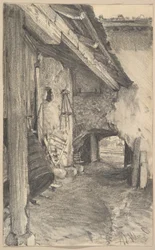 Vista su un cortile