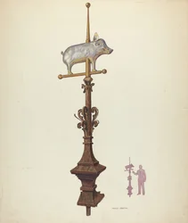 Galletto segnavento, c. 1941