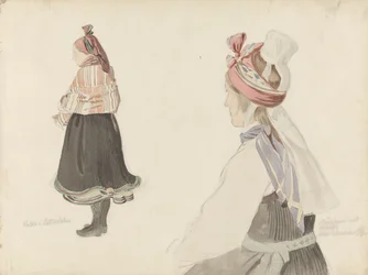 Studi di costumi, Valle nel Setesdal