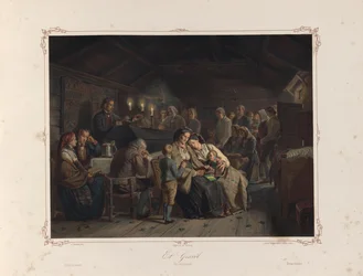 Illustrazione tratta dal libro Norske Folkelivsbilleder di Adolph Tidemand e pubblicato da Chr. Tønsberg (Christiania, 1858)