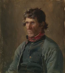Joseph Steffens di Altenahr. Studio di figura