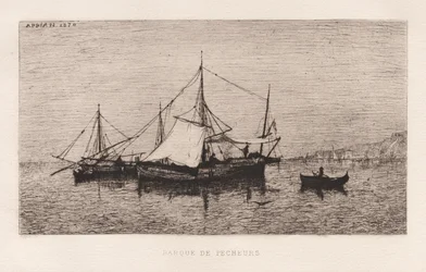 Barca da pesca Barca da trasporto costiero Costa italiana..., 1874