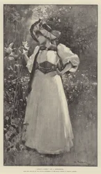 Il giardino di Amrei, dal quadro nella mostra invernale della Royal Society of British Artists