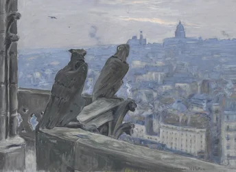 Parigi vista dalle torri di Notre Dame