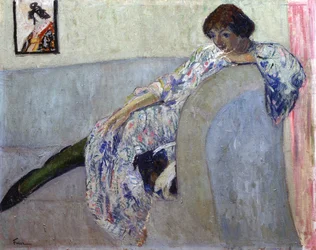 Ritratto della poetessa Vera Inber 1890-1972, anni 1920