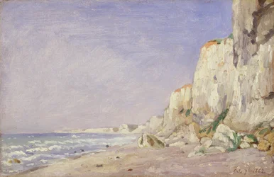 Scogliere vicino a Dieppe, 1862