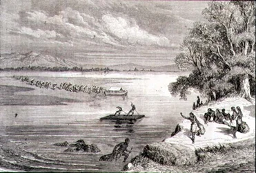 Attraversamento del fiume Colorado negli anni 1860