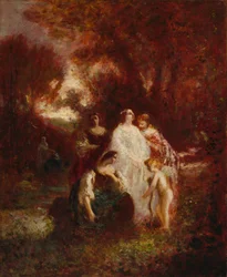 Figure nel bosco, c. 1857-1862