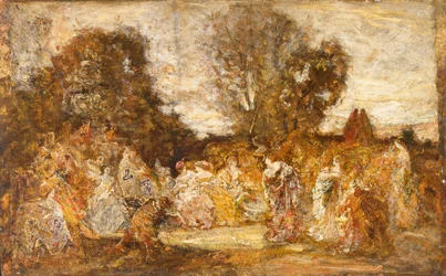 Signore in giardino