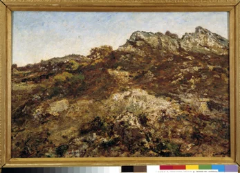 Paesaggio collinare (massiccio del Garlaban in Provenza)
