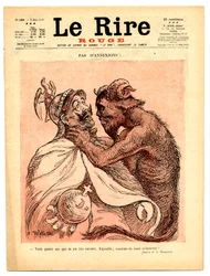 Copertina di Le Rire Rouge, satirico a colori