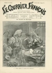 Illustrazione di Adolphe dit Willette per la copertina di Le Courrier francais