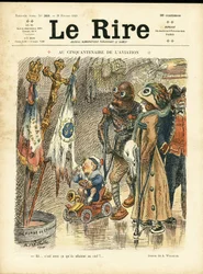 Illustrazione di Adolphe dit Willette per la copertina di Le Rire, 26/02/10 - Al cinquantesimo anniversario dell