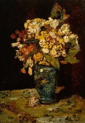 Fiori in un vaso blu, 1879-1883
