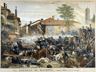 La Battaglia di Magenta - in "The Petity Journal" del 15/09/1901