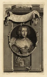 Elisabetta Stuart, Regina di Boemia, Elettore del Palatinato, moglie di Federico V, il Re d