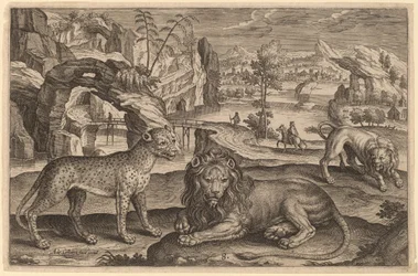 Un Leopardo e Due Leoni