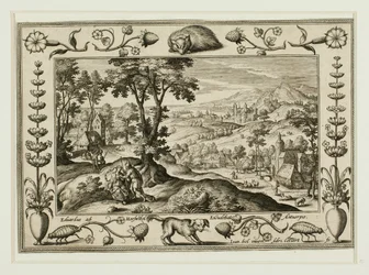 Giuda e Tamar, da Paesaggi con scene dell