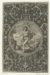 Medaglione con Mercurio con il suo bastone in mano (Medaglioni con figure dal Giudizio di Paride)