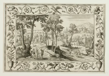 Il viaggio in Emmaus, da Paesaggi con scene dell