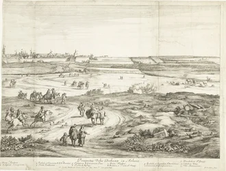 Veduta di Bethune (foglio destro)