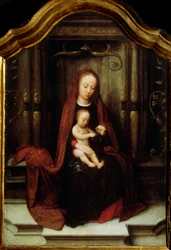 La Vergine e il Bambino in trono, XVI secolo