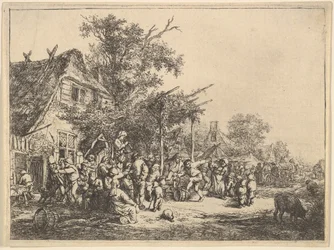Danza sotto il pergolato, 1610-85
