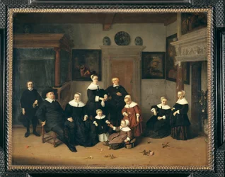 Ritratto di famiglia, precedentemente noto come famiglia del pittore - Ritratto di famiglia ...